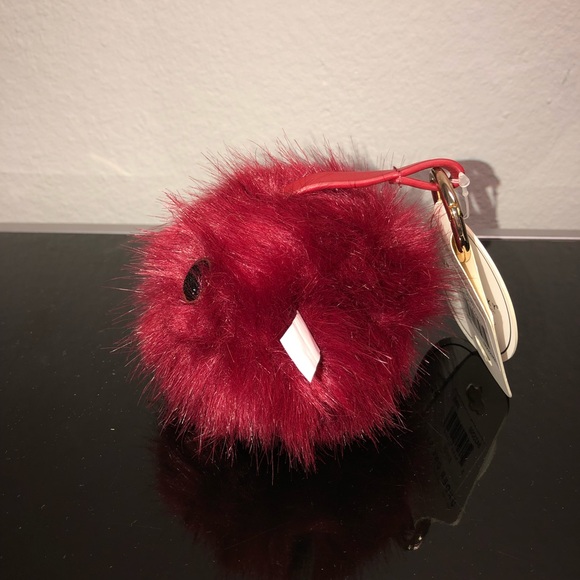 NWT Under One Sky Fluffy Furry Bag Charm - Picture 6 of 8